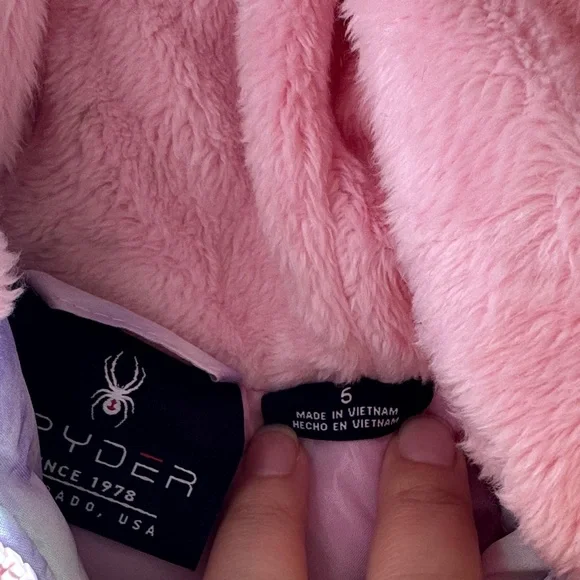 Spyder Light Pink Jacket - Picture 3 of 3